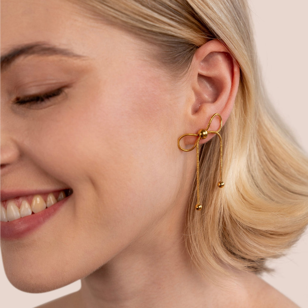 Boucles d'oreilles Lyra à nœud