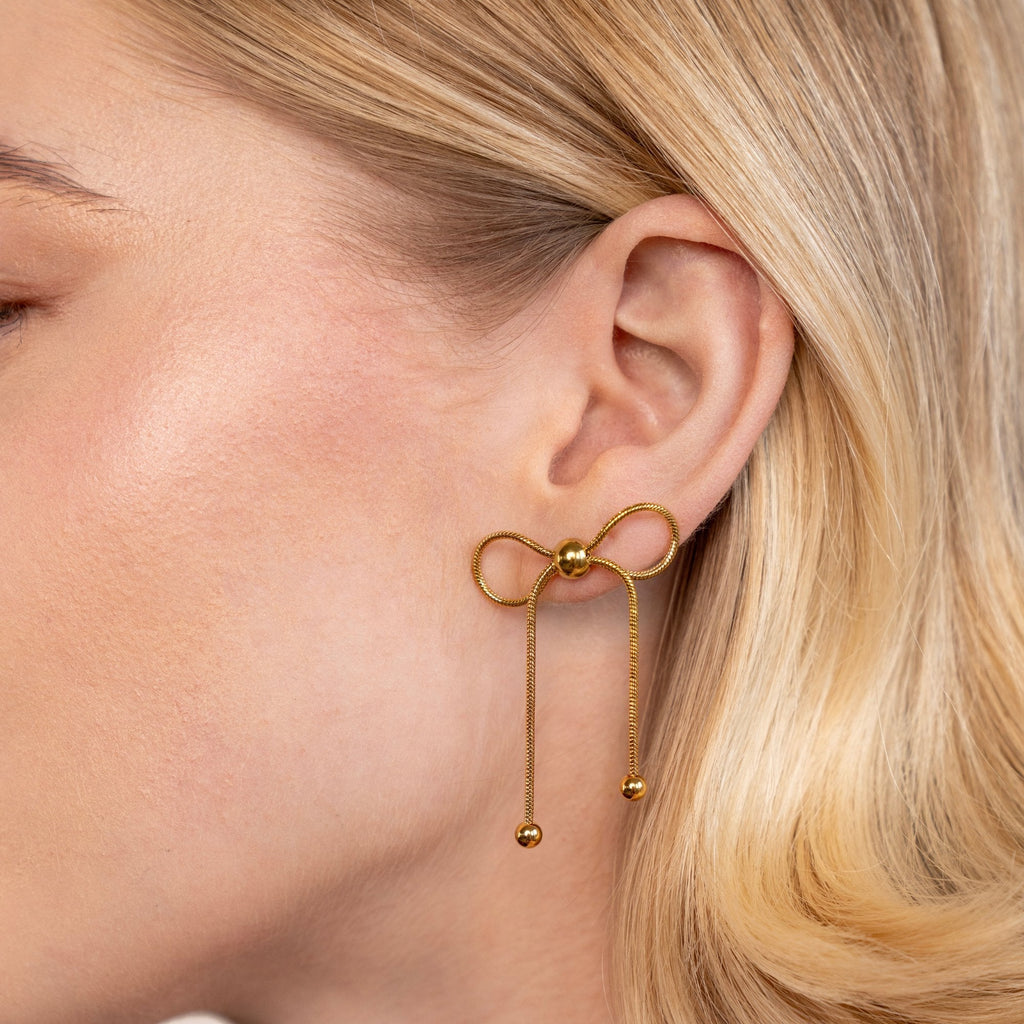 Boucles d'oreilles Lyra à nœud