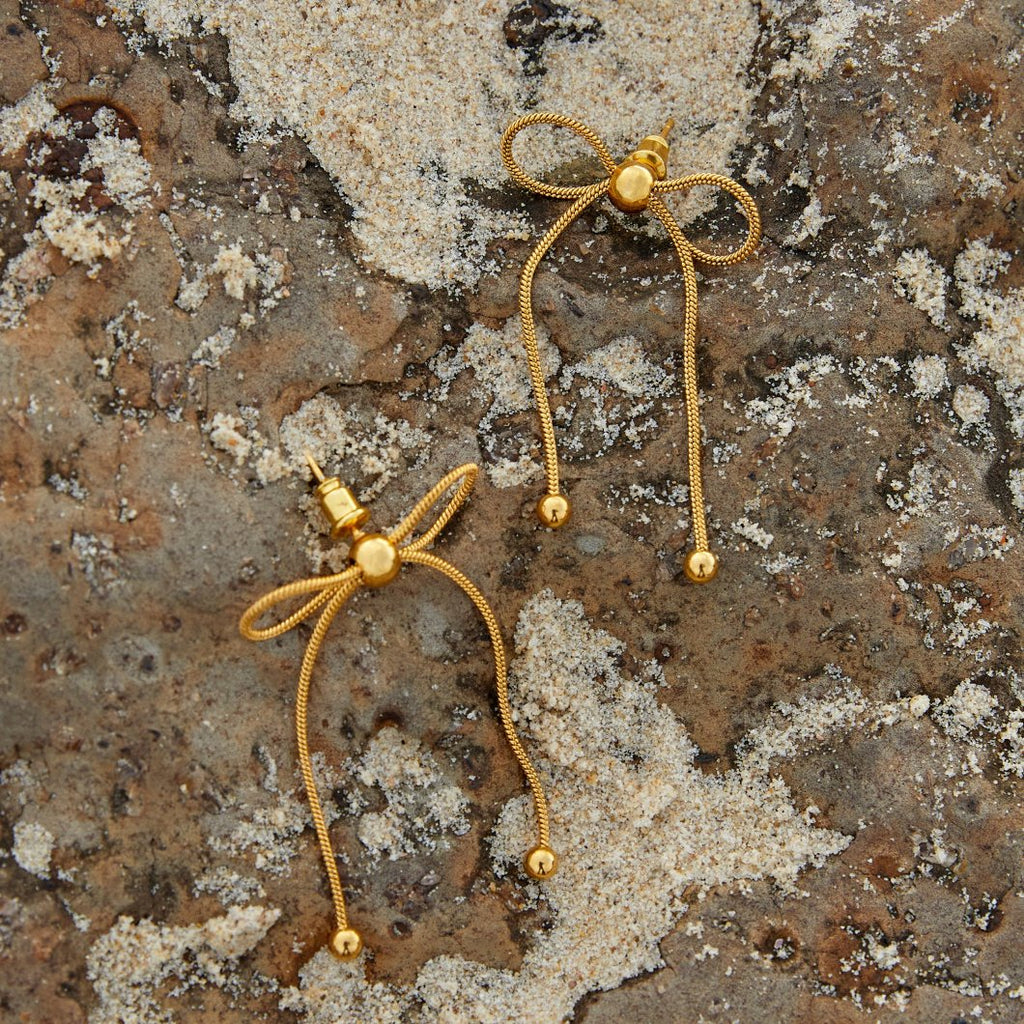 Boucles d'oreilles Lyra à nœud