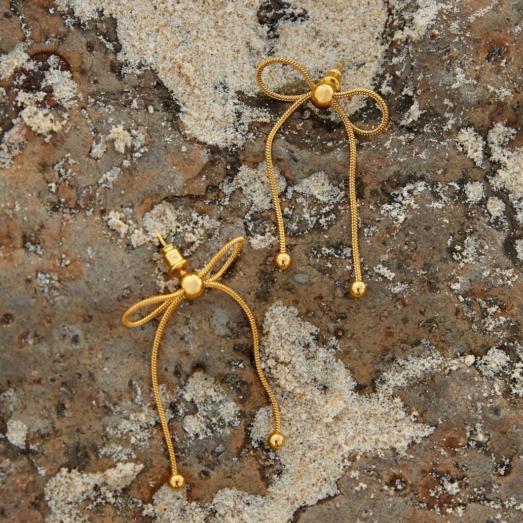 Boucles d'oreilles Lyra à nœud