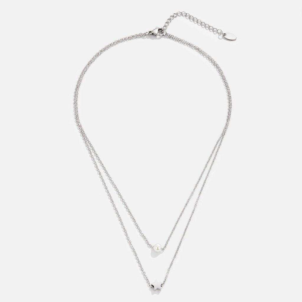 Collier en argent superposé Noa
