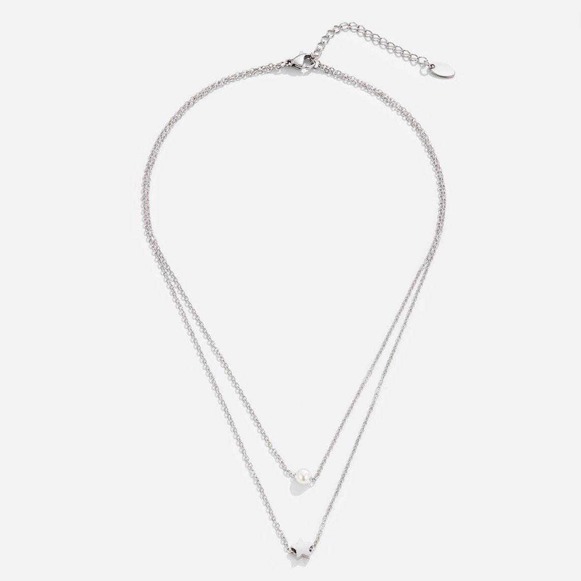 Collier en argent superposé Noa