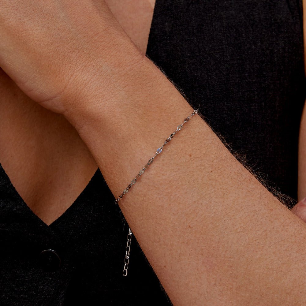 Bracelet chaîne Sacha en argent