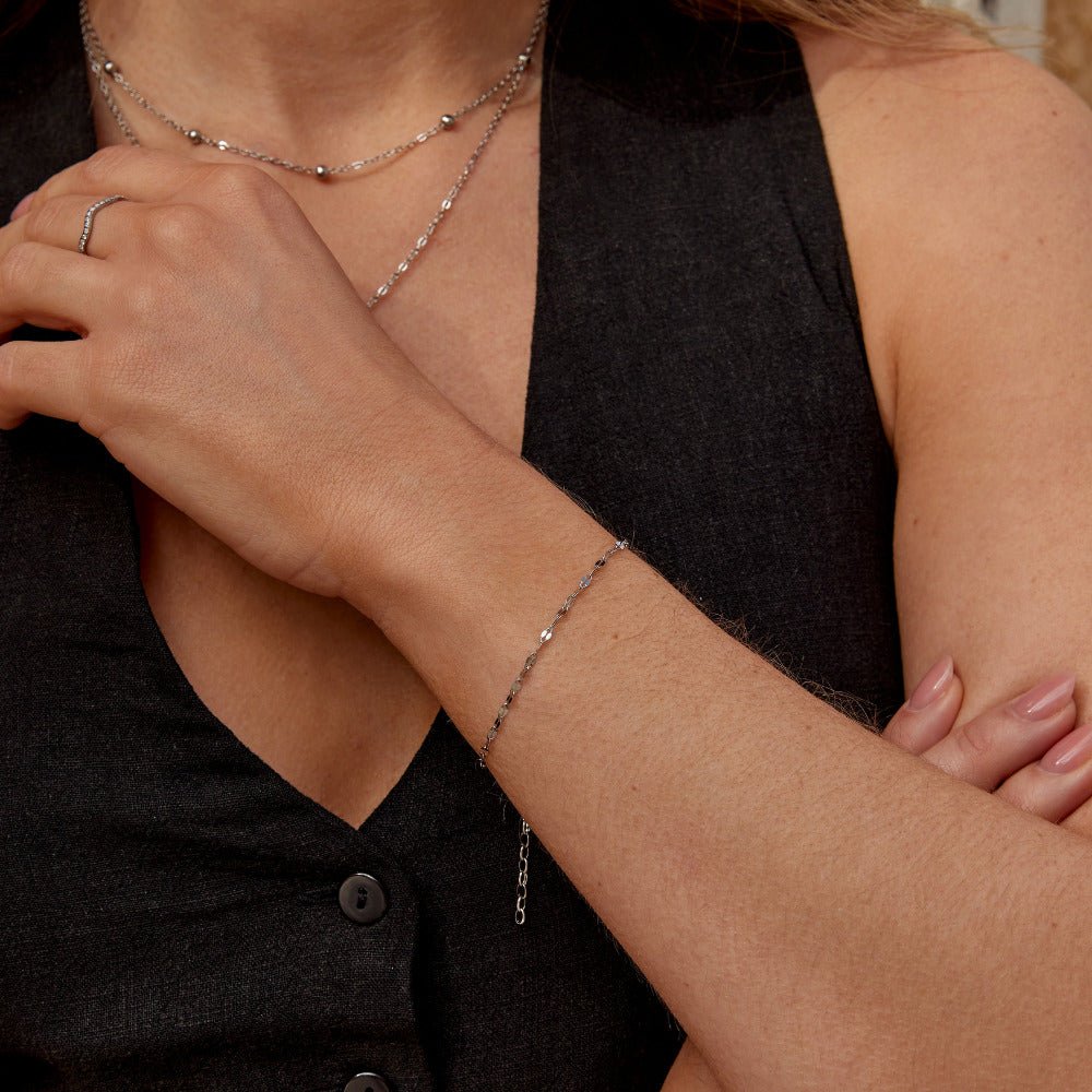 Bracelet chaîne Sacha en argent