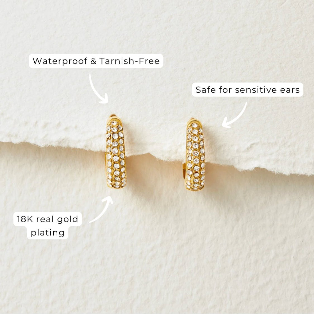 Boucles d'oreilles créoles Vivienne