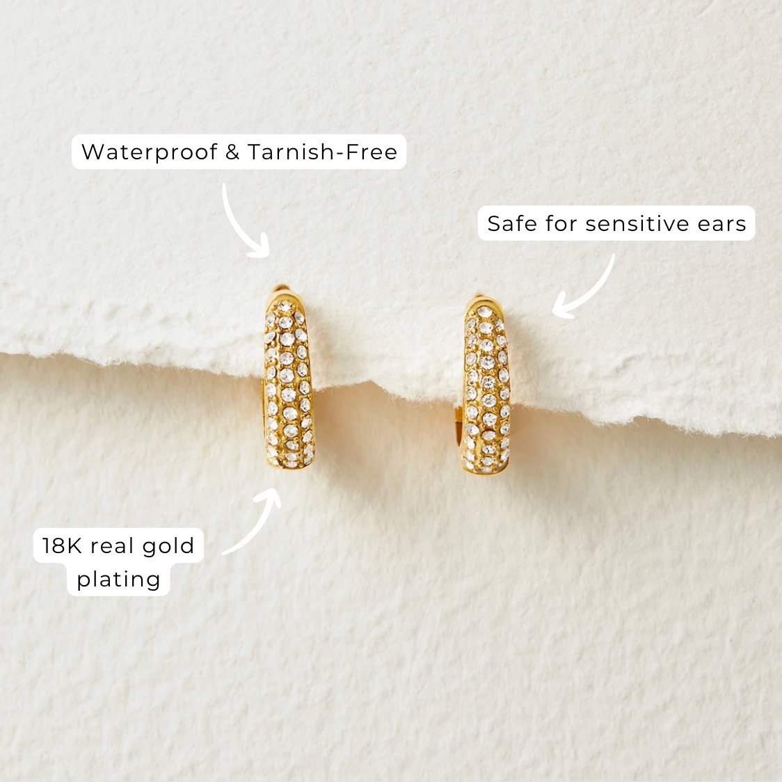 Boucles d'oreilles créoles Vivienne