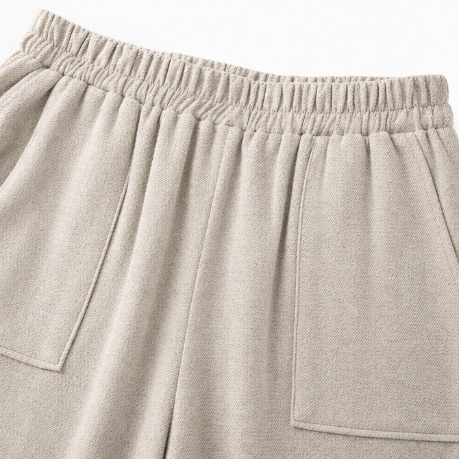 Pantalon Femme Loriane – Coupe Détendue, Taille Élastique