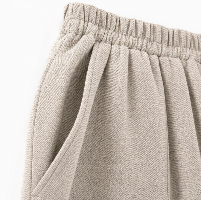 Pantalon Femme Loriane – Coupe Détendue, Taille Élastique