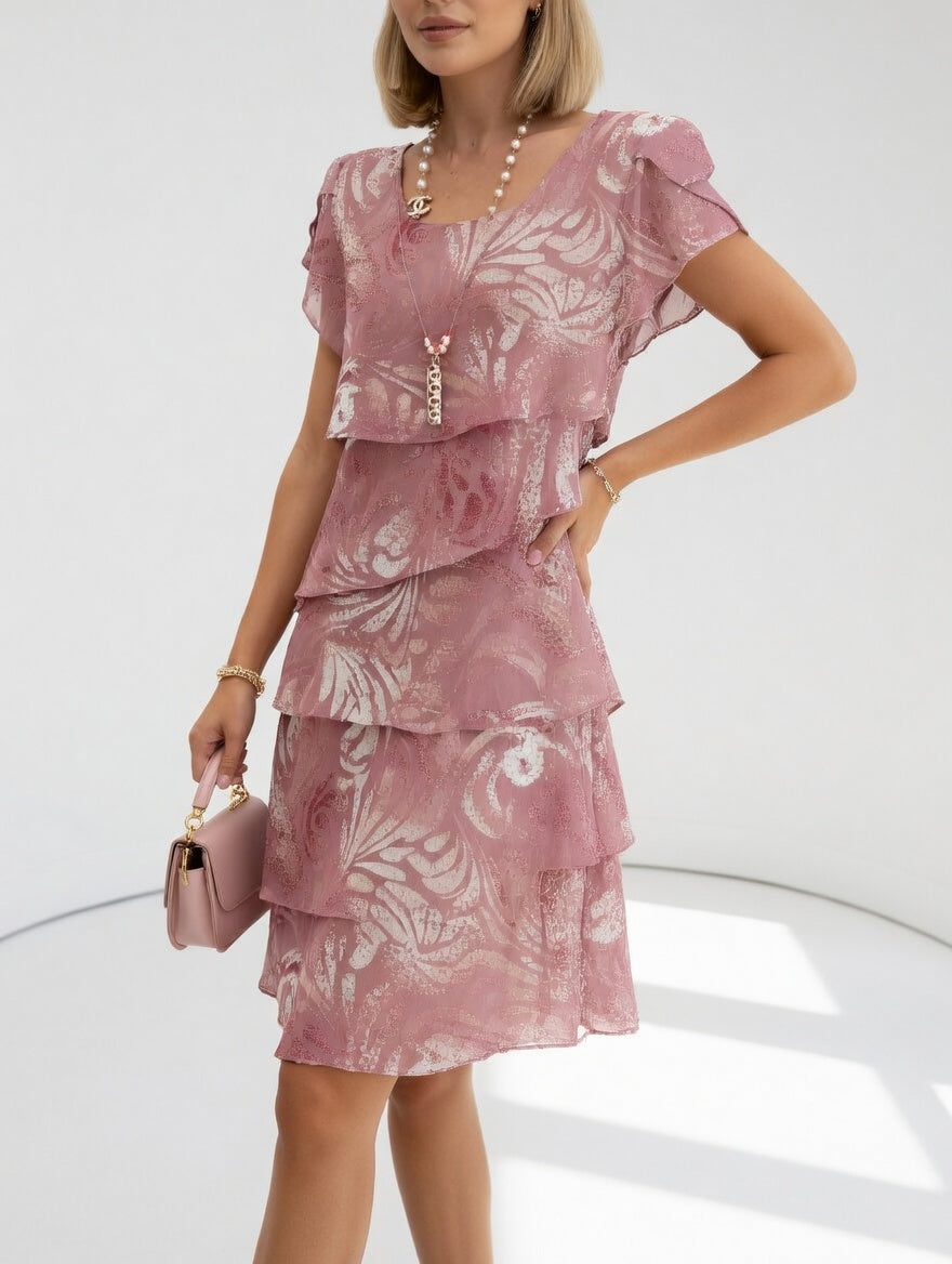 Floréline - Robe florale légère élégante estivale