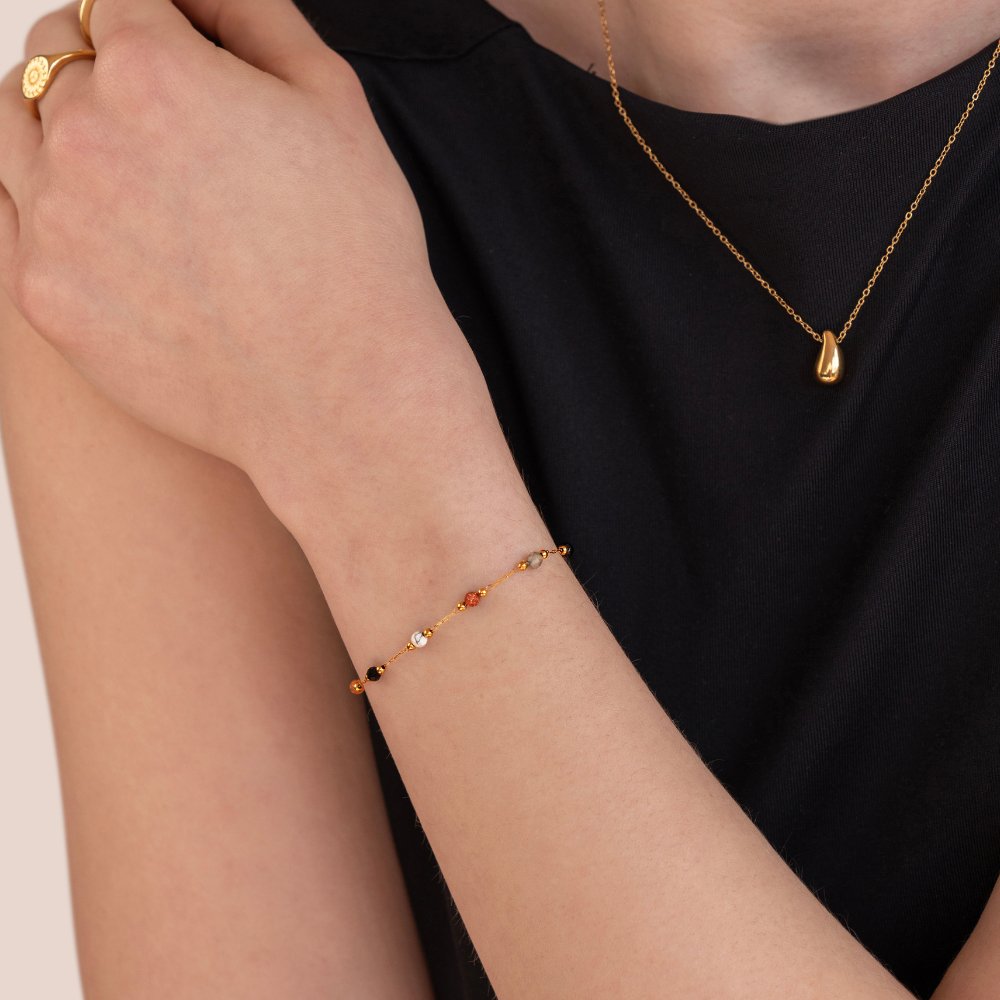 Bracelet Lulu perles et pierres