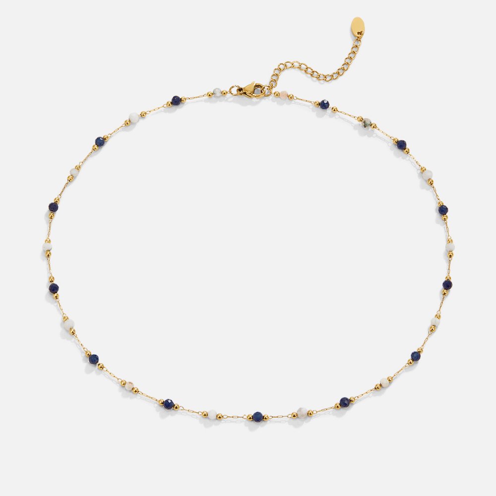 Collier Isola en perles de pierre