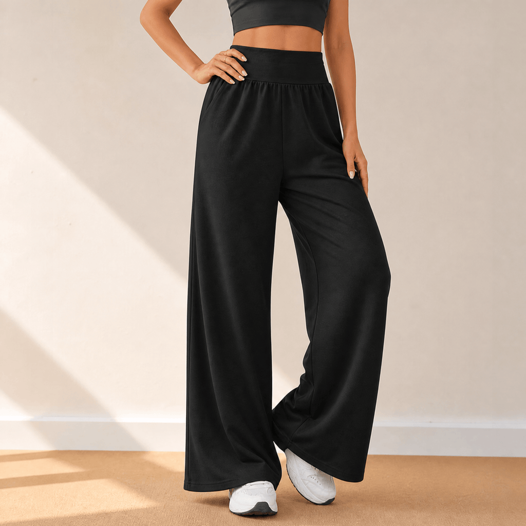 Jogging Large Femme Lunessa – Taille Haute, Coupe Ample