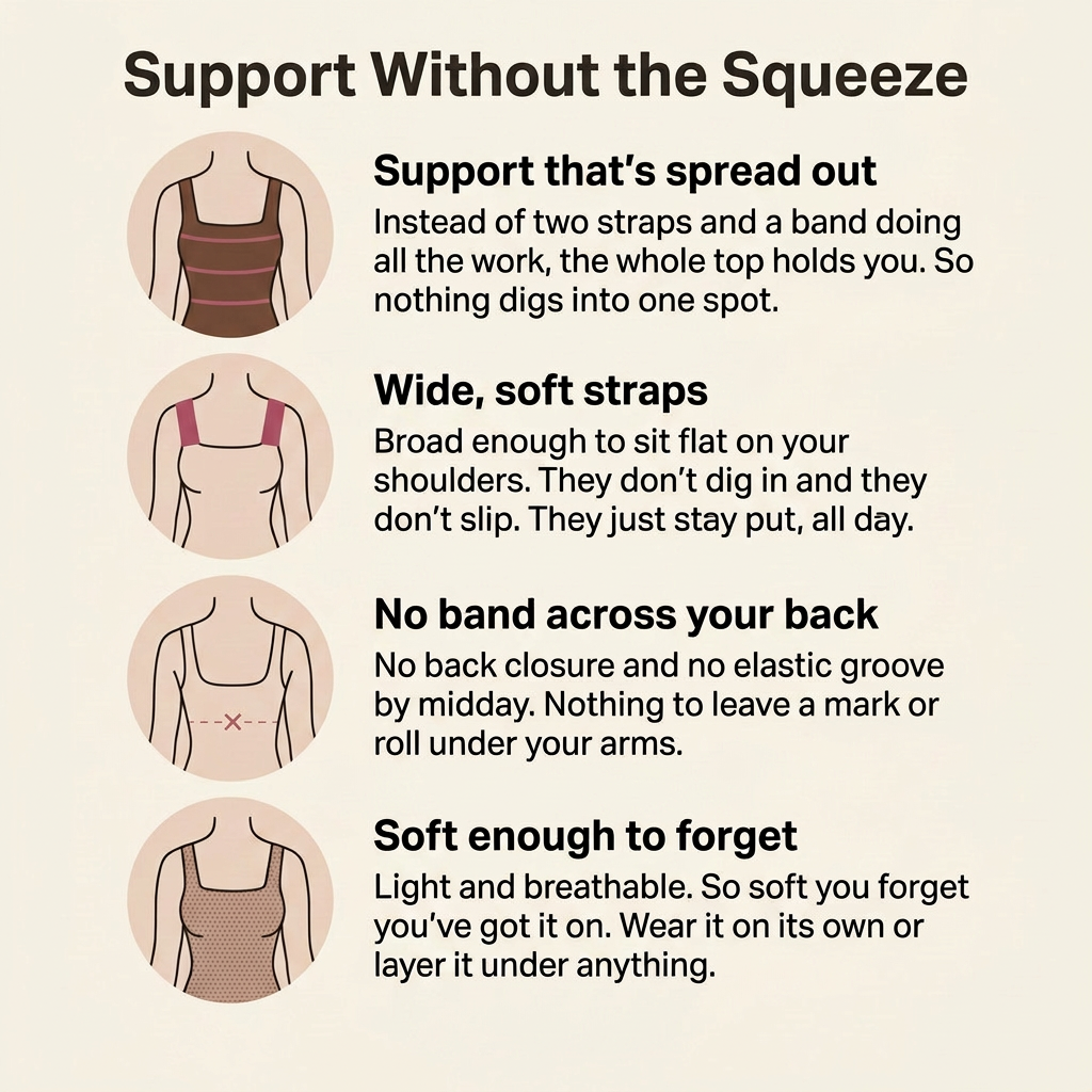 Débardeur Confort Intégré en Soutien-Gorge