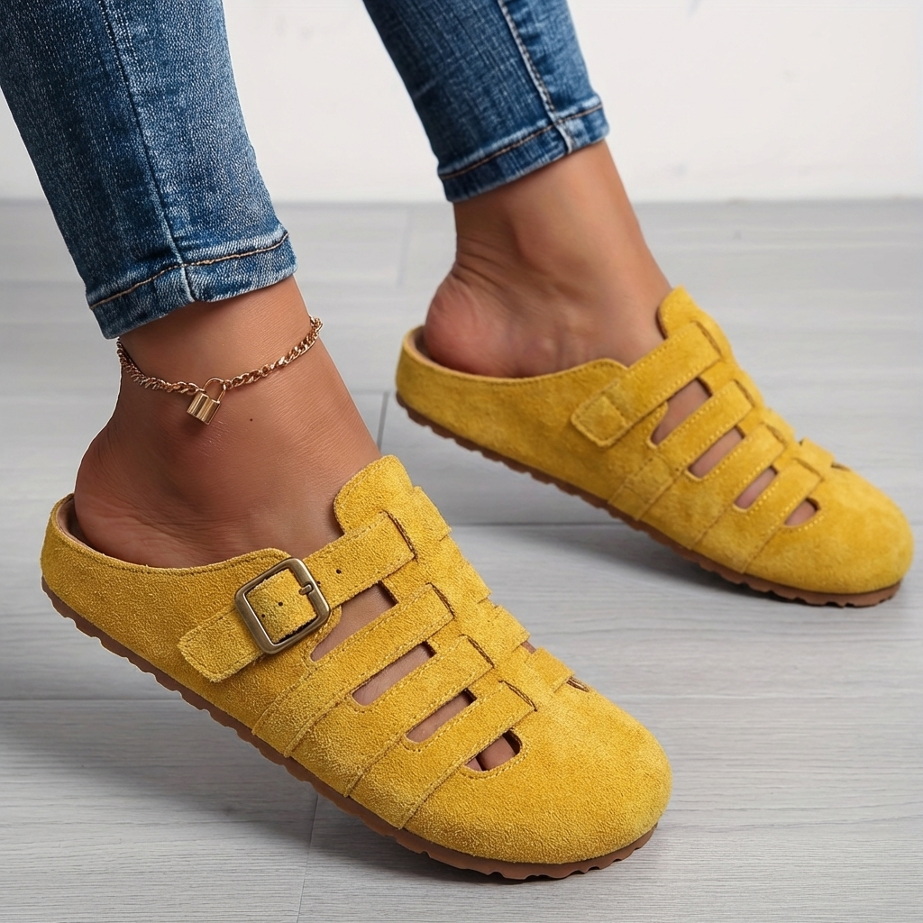 Sandales Mules Femme Respirantes avec Boucle Réglable
