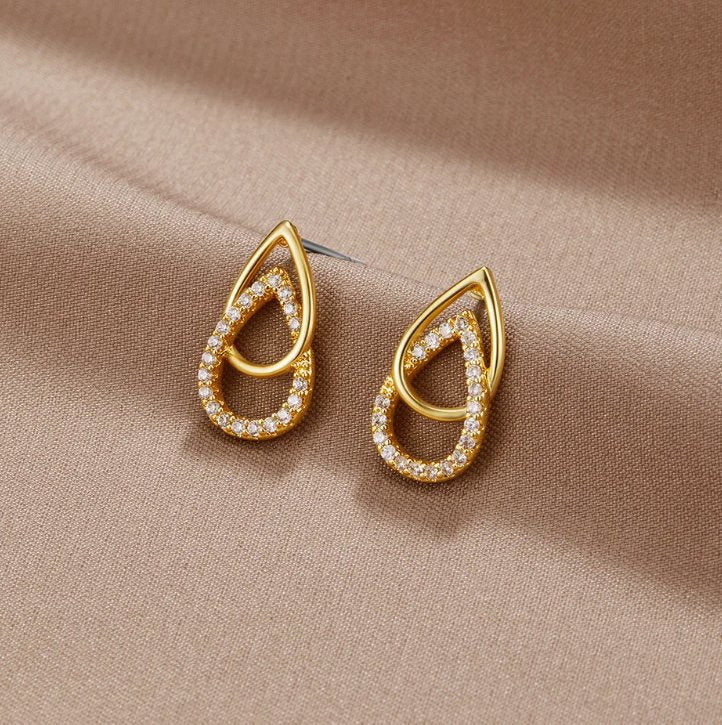 Boucles d'oreilles Sia Teardrop Link