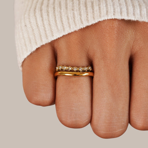 Bague superposée Daria