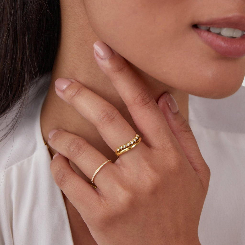 Bague superposée Daria