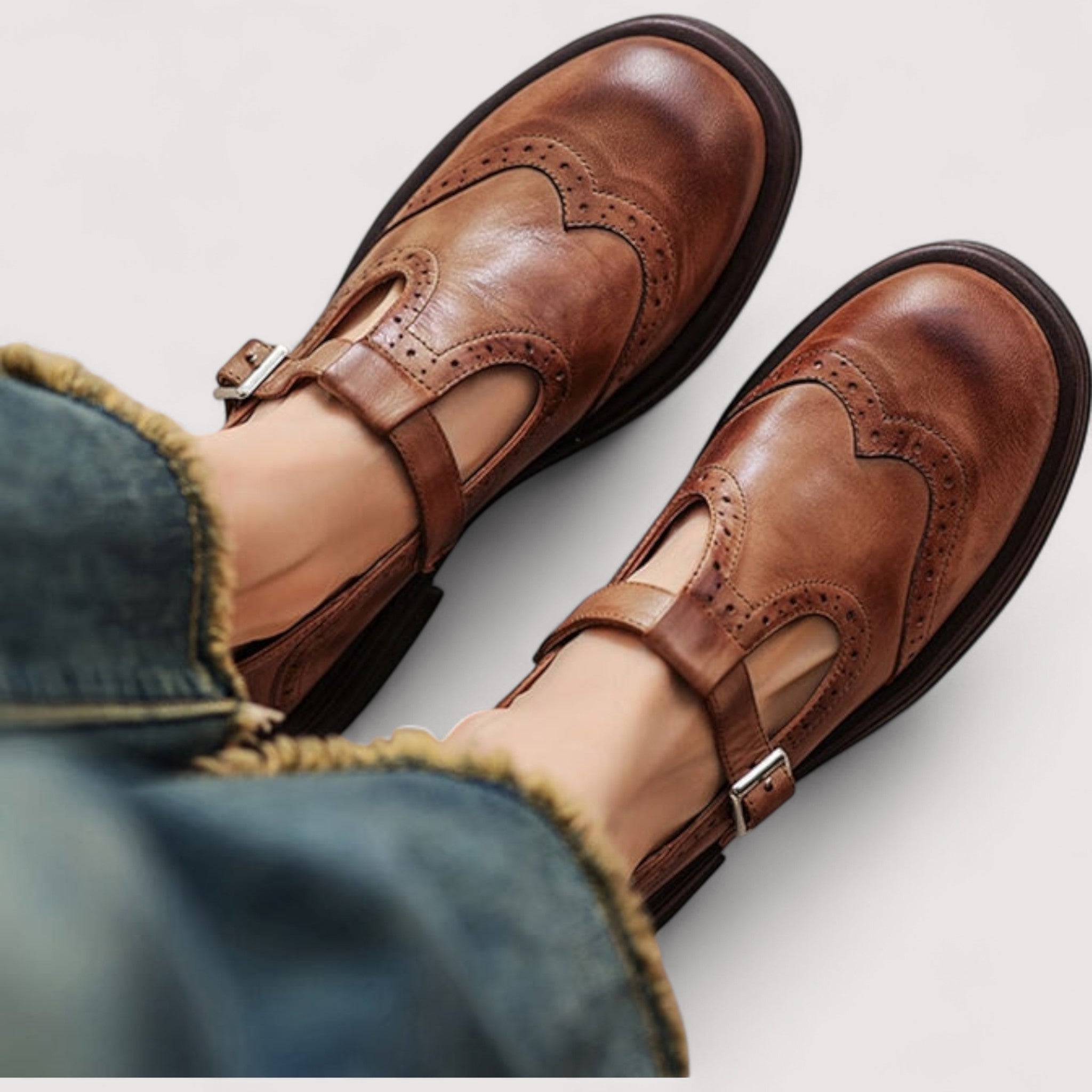 Louisa - Chaussures orthopédiques Mary Jane