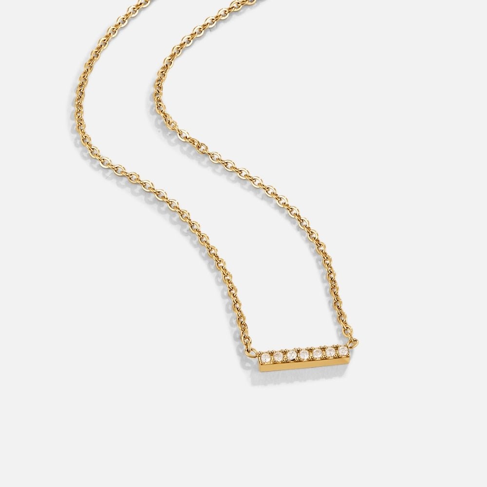Collier Pendentif Barre