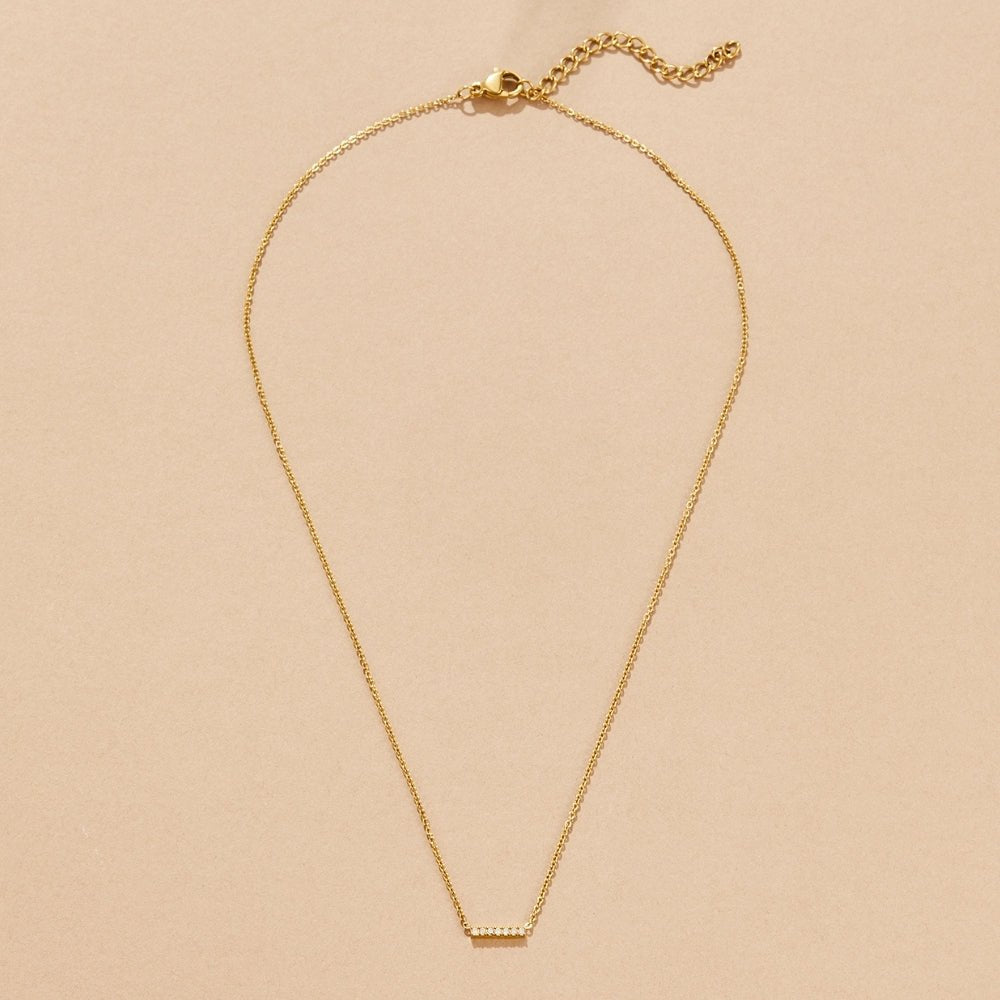 Collier Pendentif Barre