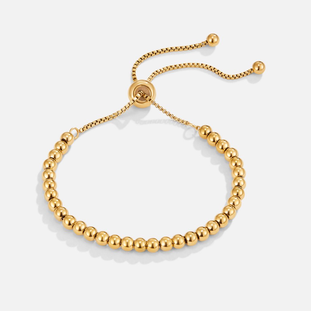 Bracelet en or avec perles
