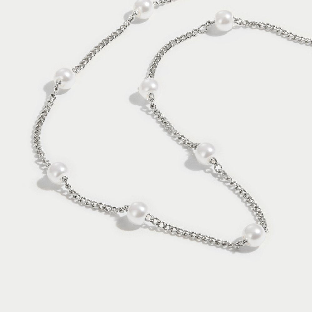 Collier en argent Zora Pearl