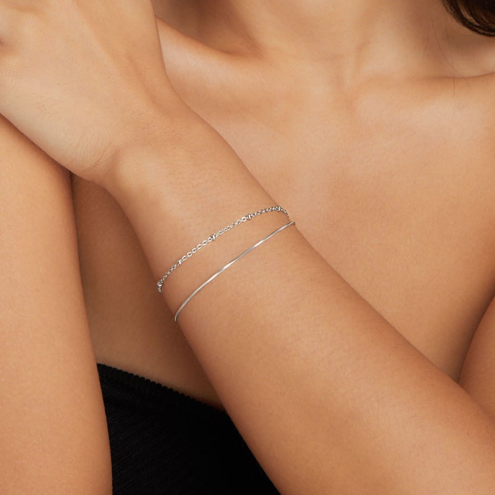 Bracelet superposé La Sorelle Silver