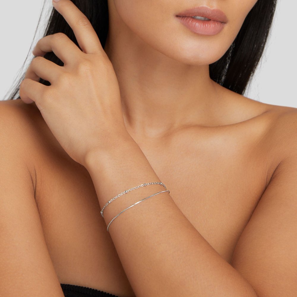 Bracelet superposé La Sorelle Silver