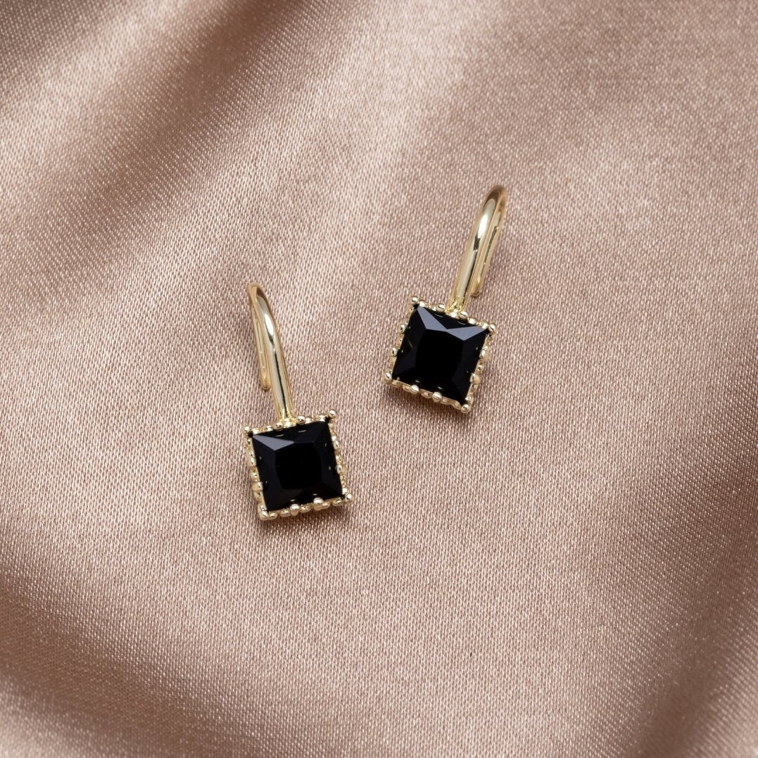 Boucles d'oreilles pendantes Sylvia