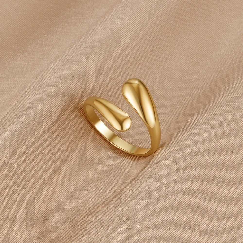 Bague Isabelle dorée enroulée