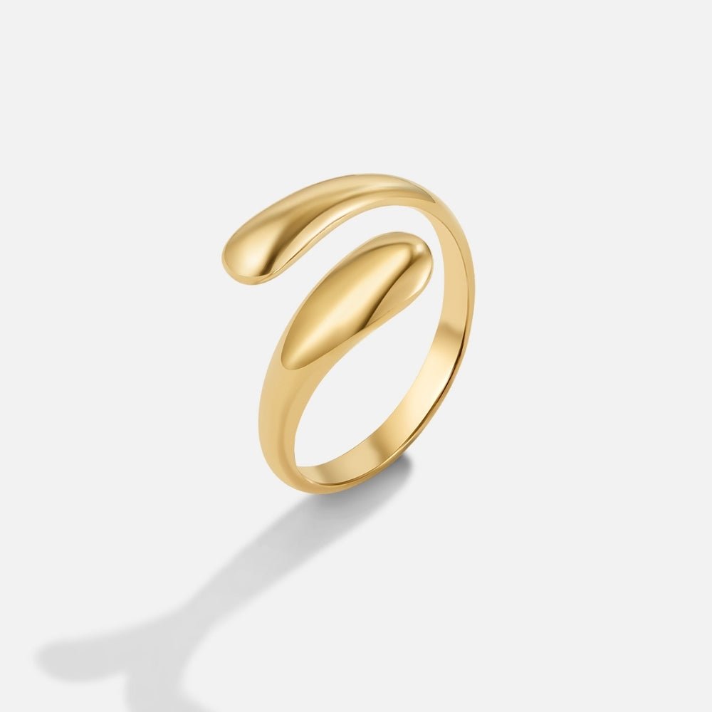 Bague Isabelle dorée enroulée