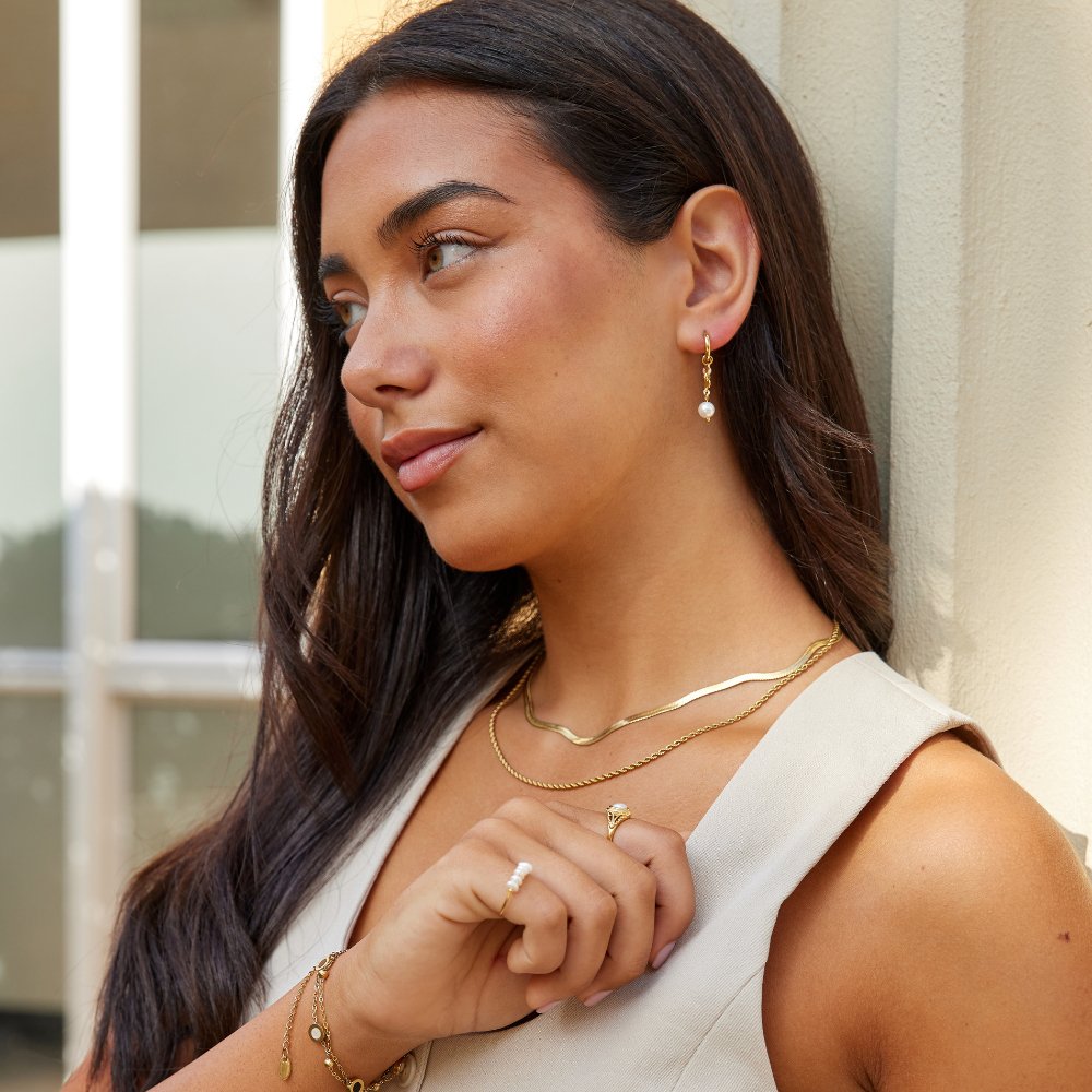 Boucles d'oreilles Elin Pearl