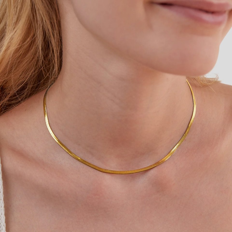 Collier Serpent Lucienne Or
