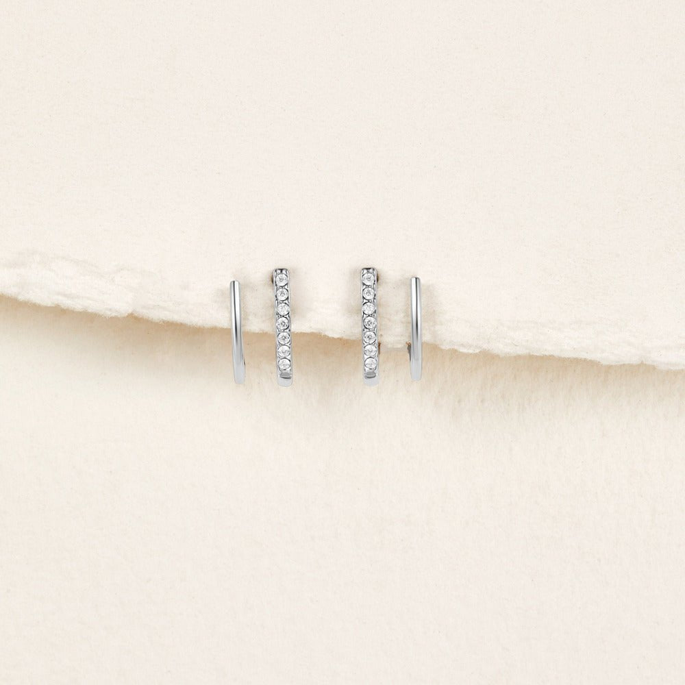 Boucles d'oreilles griffes en argent