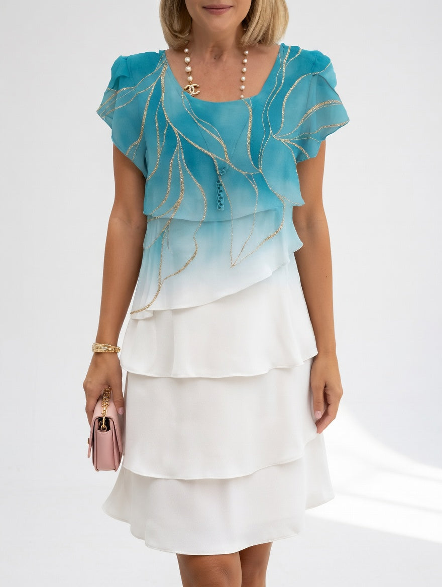 Floréline - Robe florale légère élégante estivale