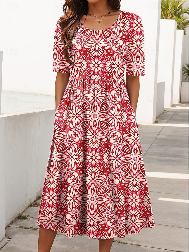 Carlyn - Midi Floral Léger