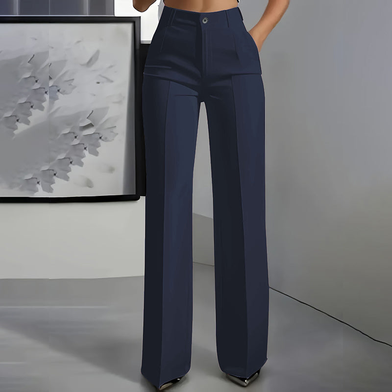 Pantalon de Costume Taille Haute Elegancia – Silhouette Élancée, Jour après Jour