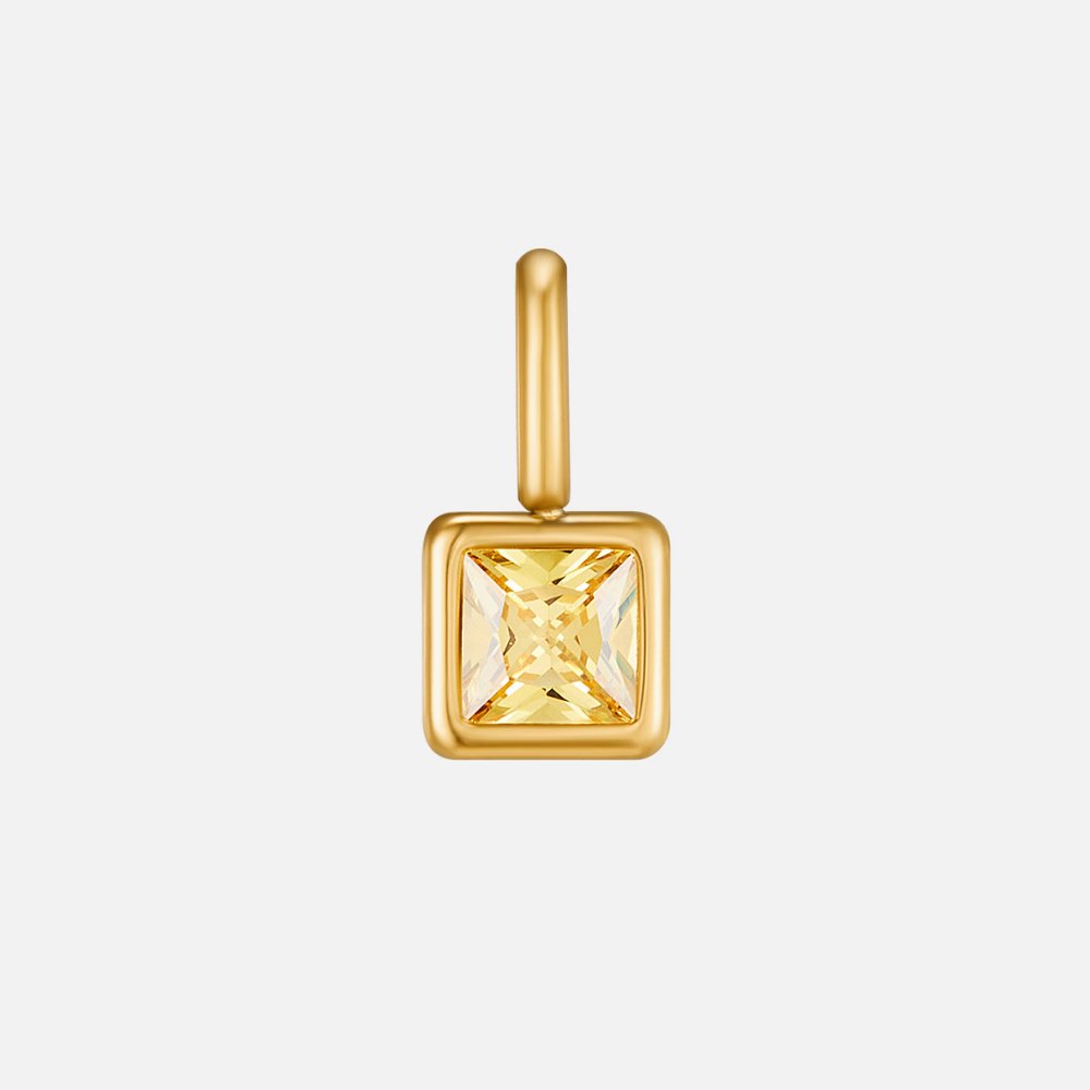 Collier de naissance carré
