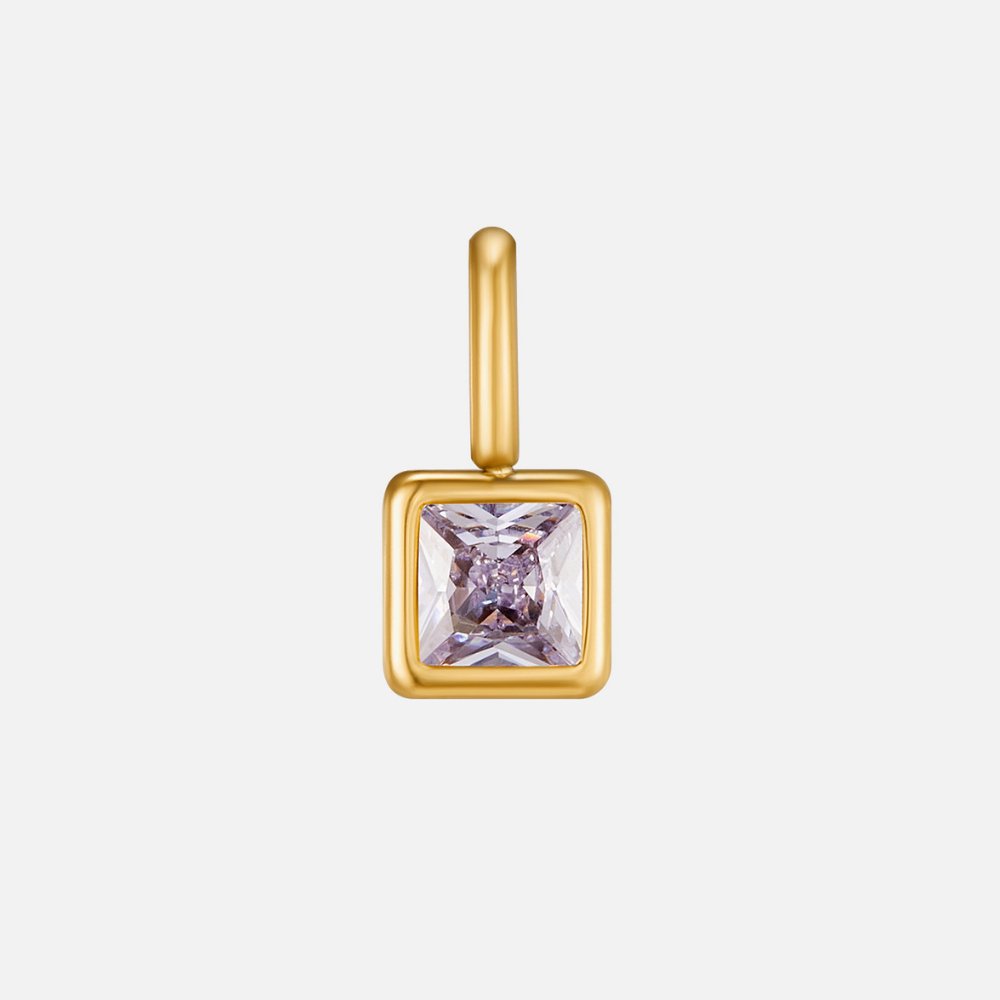 Collier de naissance carré