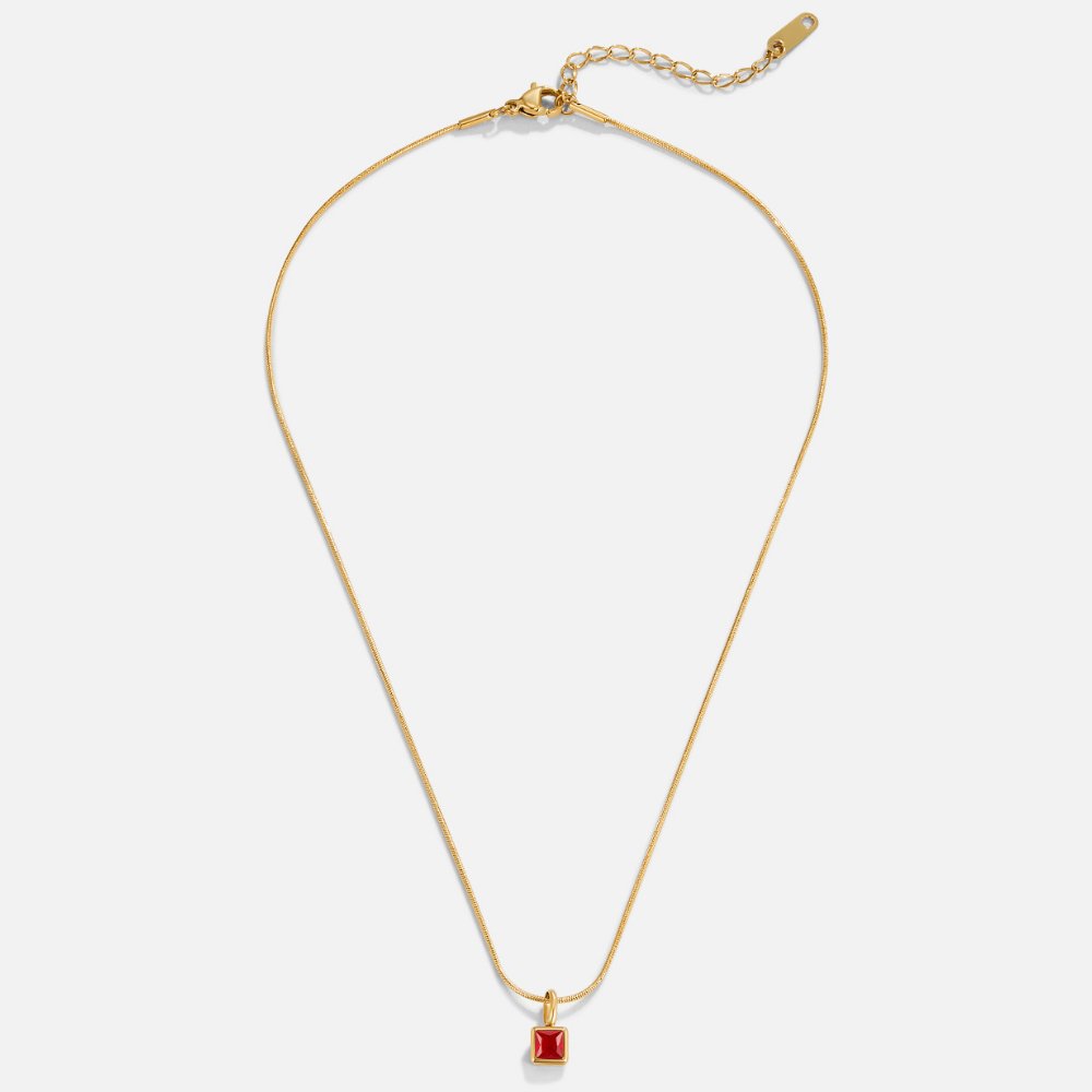 Collier de naissance carré