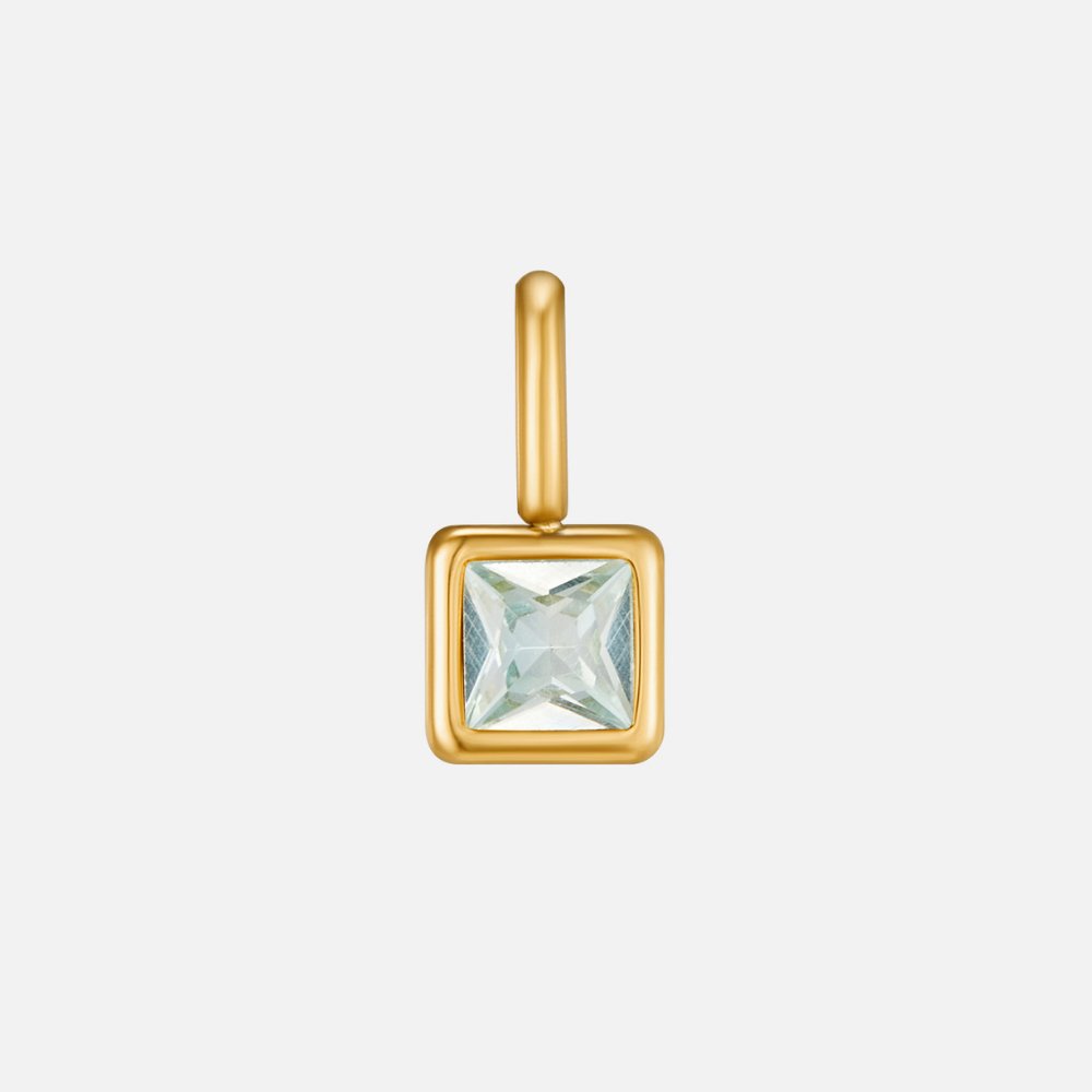 Collier de naissance carré
