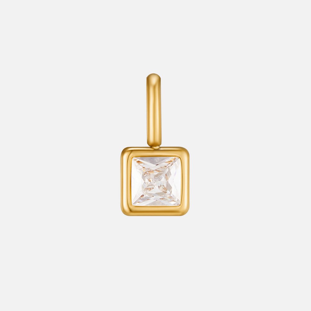 Collier de naissance carré