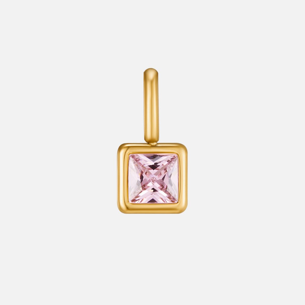 Collier de naissance carré