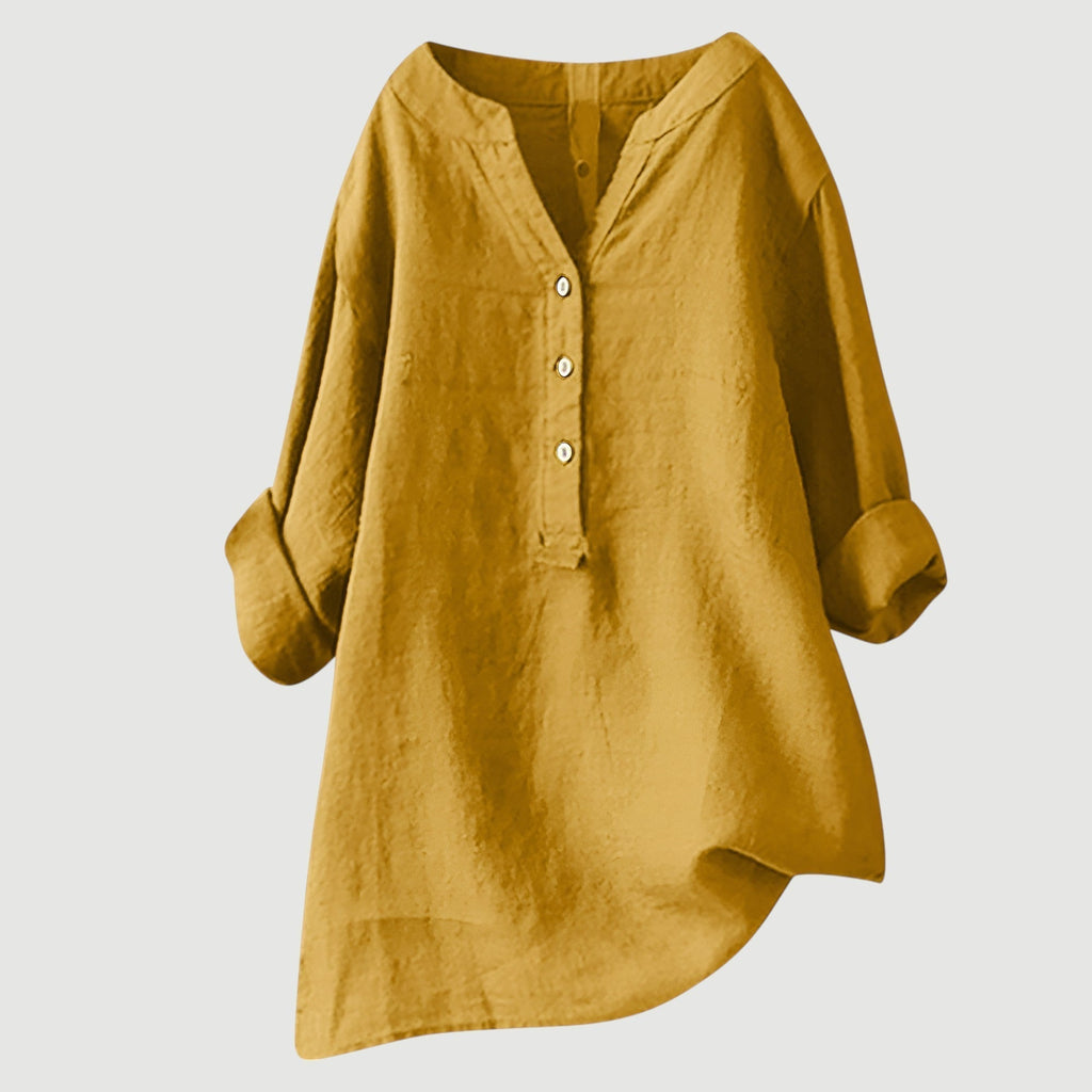 Top femme en lin léger | Style estival ample