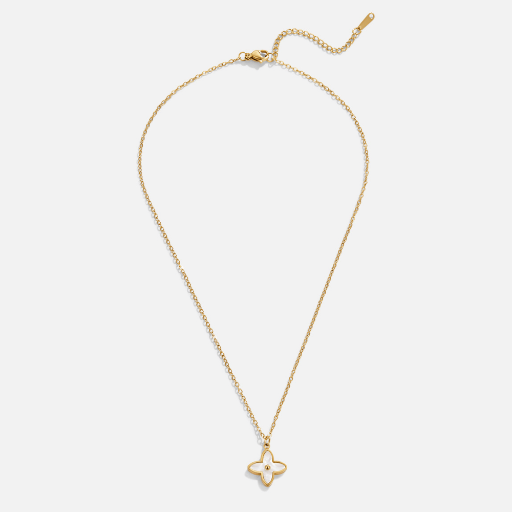 Collier Fleurs Blanches