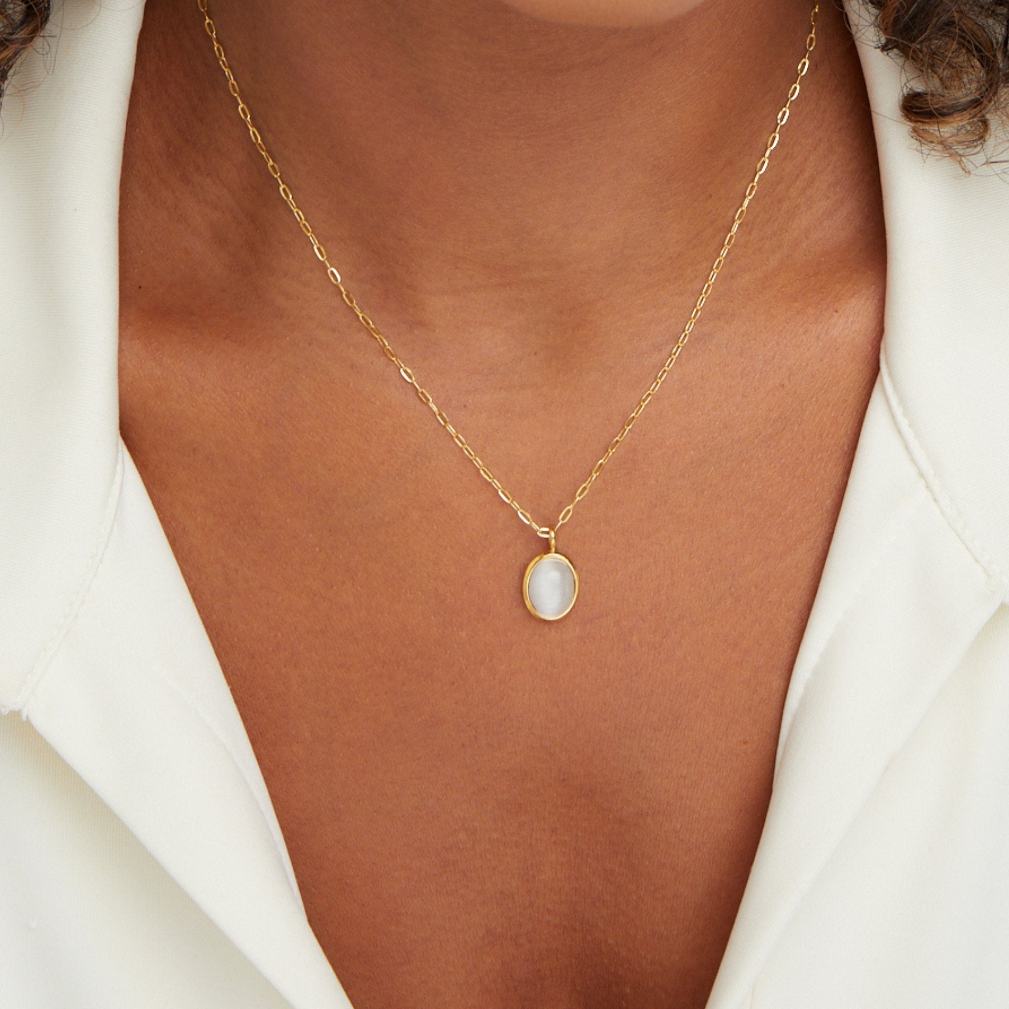 Collier Opale Céleste